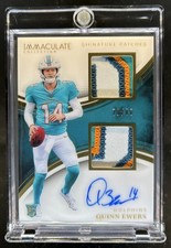 2025 Immaculate Quinn Ewers Signature Patches Rookie RC Auto #/99