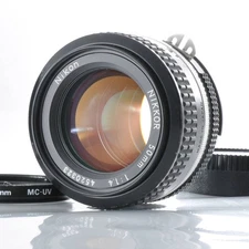 Nikon AI NIKKOR 50mm F1.4 Prime Lens Used Discounted Slightly Cloudy
