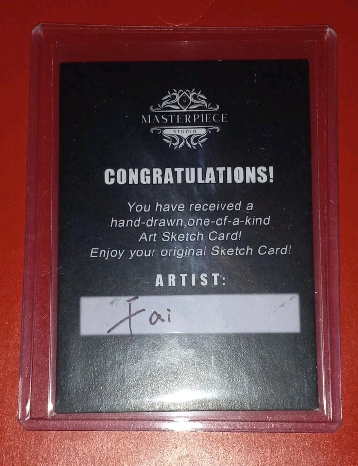 2023 Masterpiece Stuido MARVEL Original Sketch Cards 1/1 GWEN GHOST-SPIDER SILK - Image 4 of 4