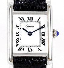 Cartier Authentic Ladies Cartier Tank watch with Presentation Box Cartier Bag