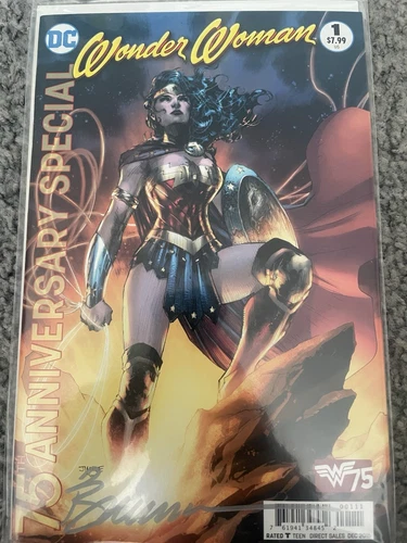 Wonder Woman 75th Anniversary Special #1 Signed By Phil Jimenez W/COA NM