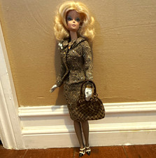 Barbie 11in Fashion Doll Blonde Wavy Hair Blu...