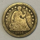 1856 O Seated Liberty Half Dime *** Five Cent Silver US Coin