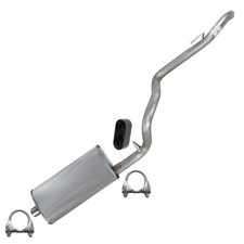 Stainless Steel Muffler With Tail Pipe Exhaust Kit Fits 1996-2000 Cherokee 4.0l