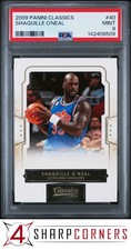 2009 PANINI CLASSICS #40 SHAQUILLE O'NEAL CAVALIERS HOF PSA 9