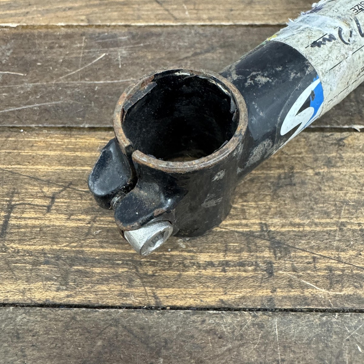 Vintage Salsa Bike Stem 1in Threadless 25.4 Clamp Black Steel 90s