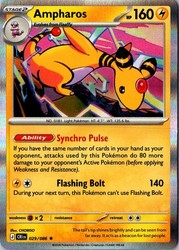 Ampharos 029/086 Chaos Rising Holo Rare