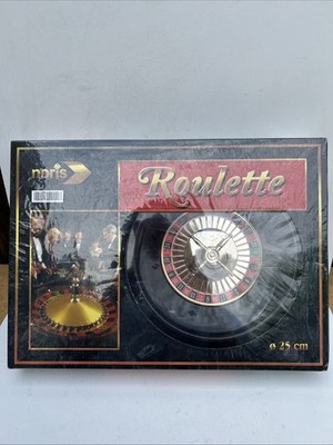 Neu/Versiegelt Noris Roulette Set mit 25cm Rad Party Spiele Mancave Spaß Gaming