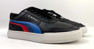 PUMA BMW M Motorsport Caven Men's Size 10 Black Sneakers Shoes 307698-03 GUC