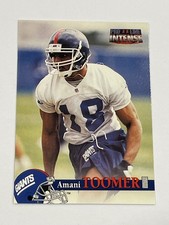 1996 Pro Line II Intense Football #25 - Amani Toomer RC - New York Giants