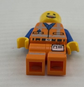 Lego Emmet Piece Resistance Minifigure Lego Movie 70810 No Hair.