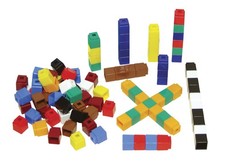 Didax Unifix Cubes, Ten Assorted Colors, Set Of 500 204030