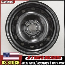 New 15 X 5.5 Black Steel Wheel Rim Replacement For 2006-2012 Toyota Yaris Us