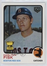2019 Topps Iconic Card Reprints 150th Anniversary 39/150 Carlton Fisk HOF 14tz