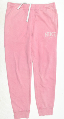 Nike Sportswear Arch Fleece Terry Joggers Mens Medium Pink Slim Fit Drawstring