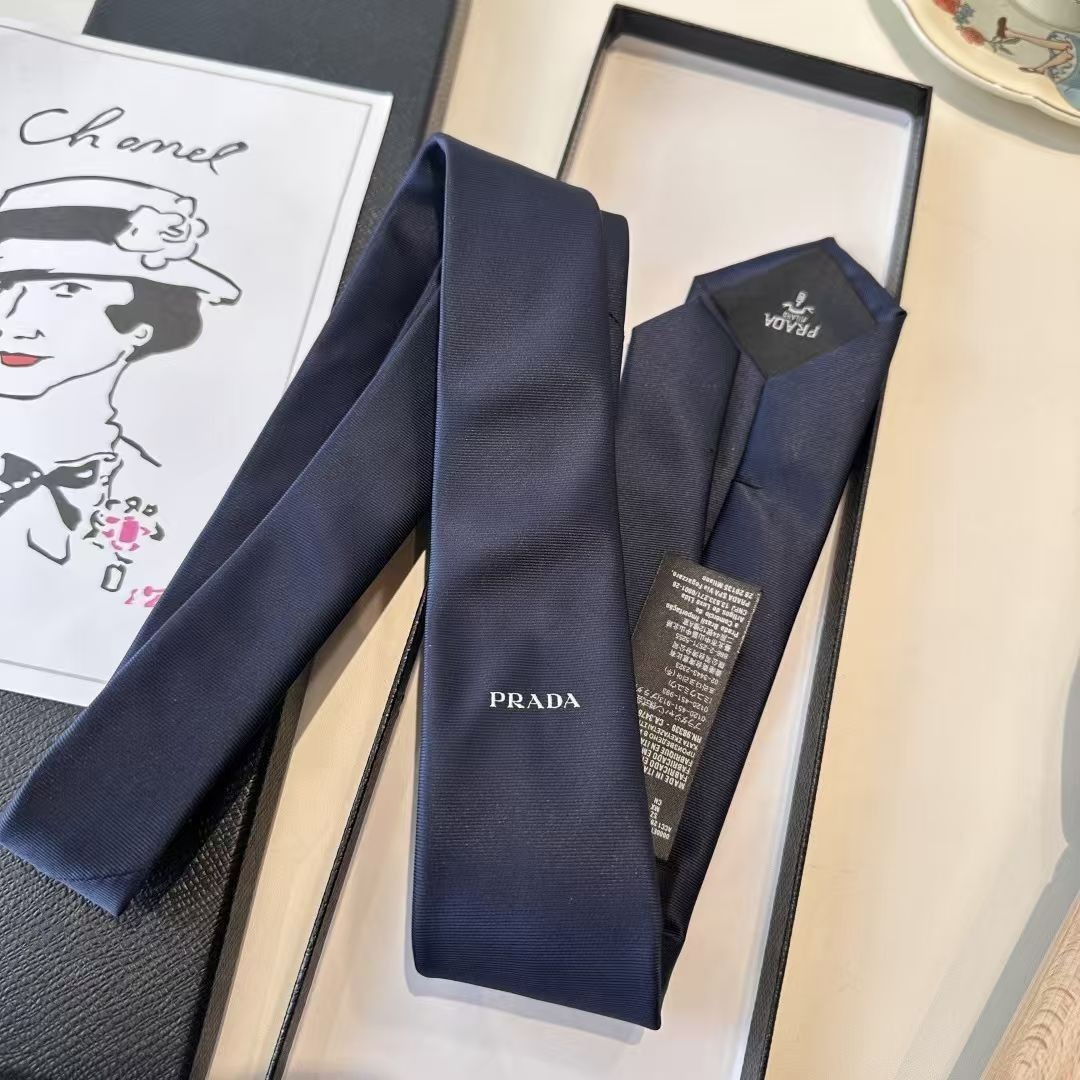 New Prada Men's Blue Silk Tie | eBay