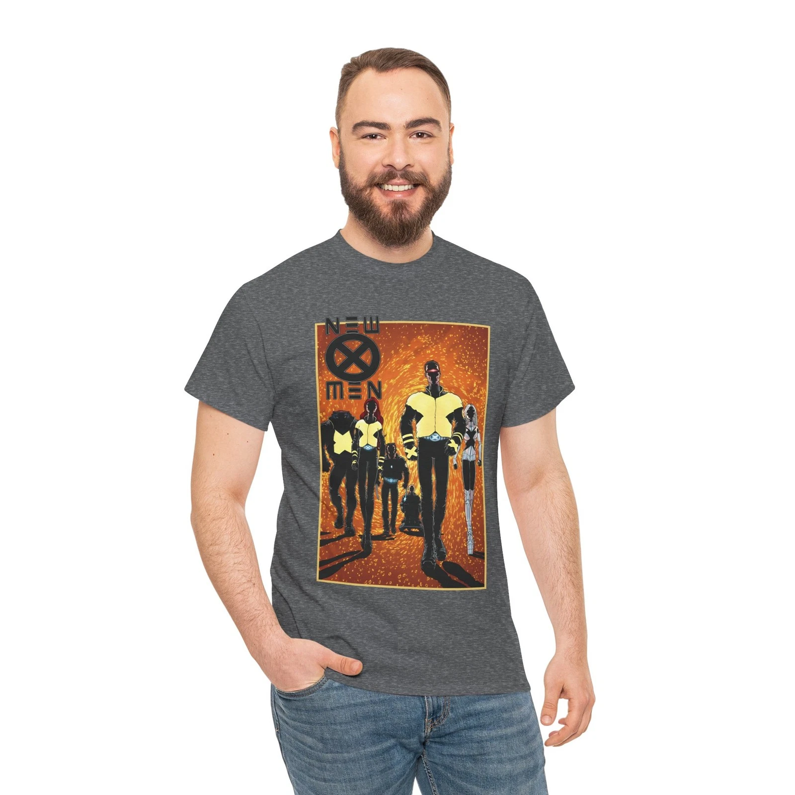 New X-Men T-Shirt - Frank Quitely Art - Wolverine, Cyclops, Jean Grey - Marvel