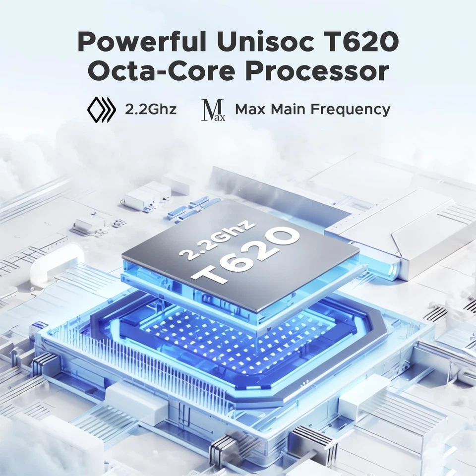 T36 12 inch Tablet with Keyboard, Android 15 Tablet 32GB+256GB/2TB Expand Oct... - Image 4 of 4