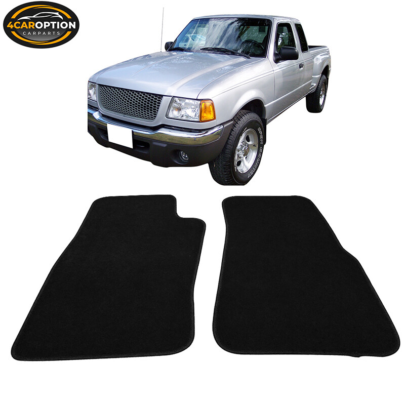 Fits 96-02 Ford Ranger Floor Mats Carpets 2PC Black Nylon | eBay