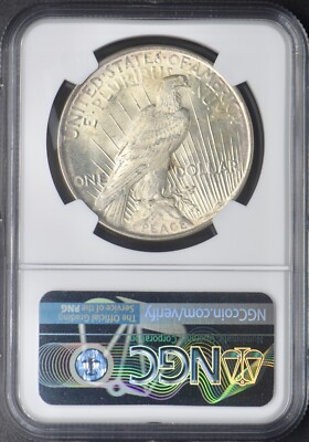 NGC MS63 アメリカ 1922 ピースダラー 1922 Peace Silver Dollar - NGC MS63 Brown Label - ✪COINGIANTS