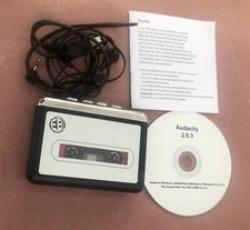 vtg Electro Brand USB Cassette Tape to USB record Converters w/Box model 2036MO