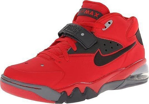 Nike Air Force Max 2013 - 555105-100 - White/Red/Black SIZE  display picture 2