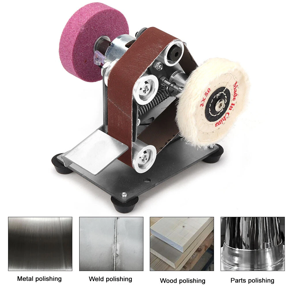 Mini Belt Sander Electric Grinder Knife Sharpener DIY Polishing Tool  Machine