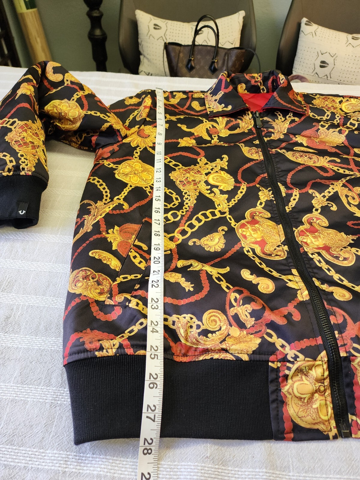 True Religion XL NEW! Limited Edition Reversible Bomber Jacket $695 image 10