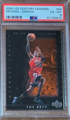 2000 UD Century Legends #84 Michael Jordan Chicago Bulls The Best