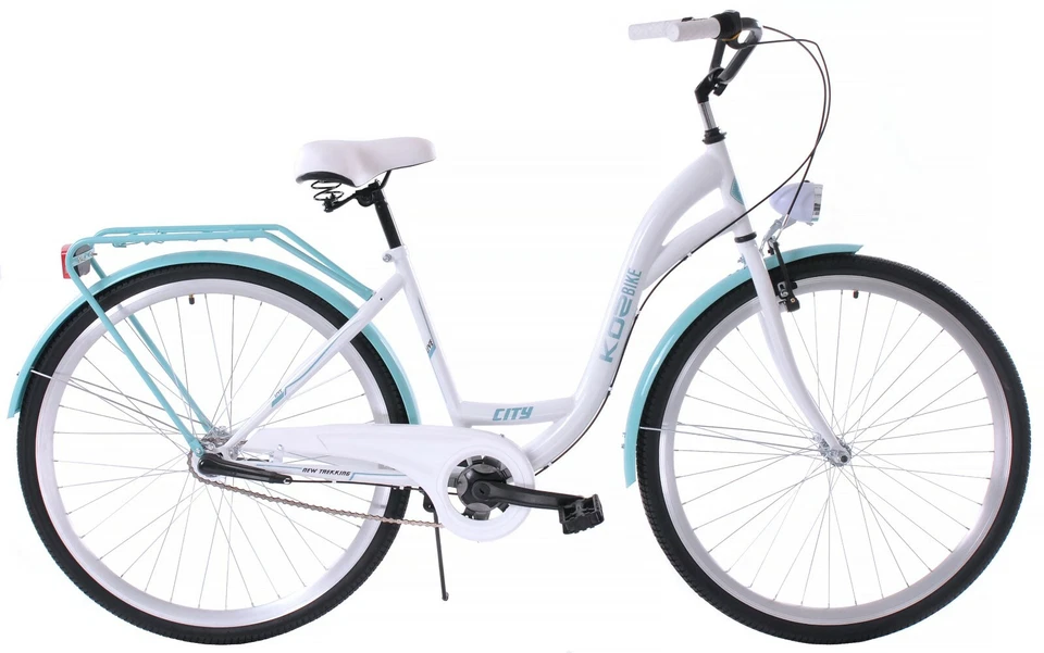 Fahrrad Damen 28 Zoll 3 Gang Damenrad 16 Farben Korb Licht Citybike Metallkorb - Bild 3 von 4