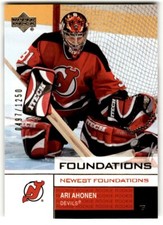 2002-03 Upper Deck Foundations Ari Ahonen Rookie 0497/1250 #166 New Jersey
