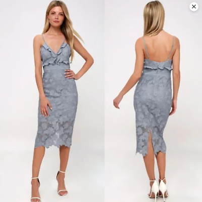 beige lace sheath dress Astrid Lace Midi Dress main image 1