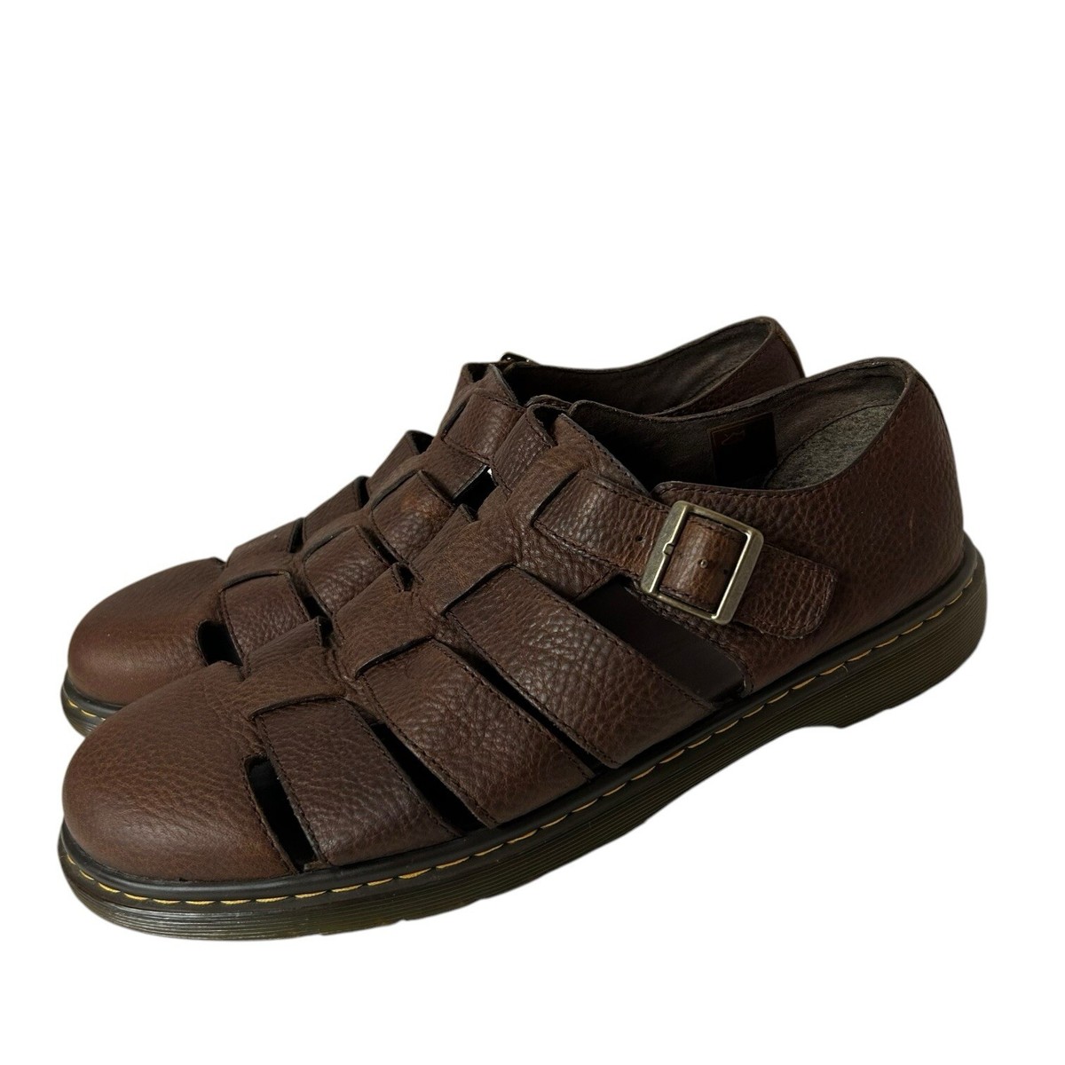 Dr Martens Men's Fenton tan brown Aw004 leather fisherman