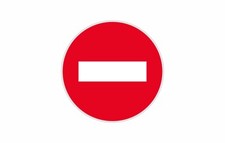 Autocollant sticker adhesif signalisation plaque porte panneau passage interdit