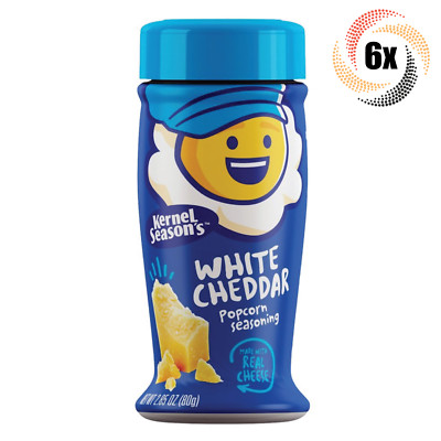 6x Shakers Kernel Season's White Cheddar Flavor Popcorn Seasoning | 2.85oz