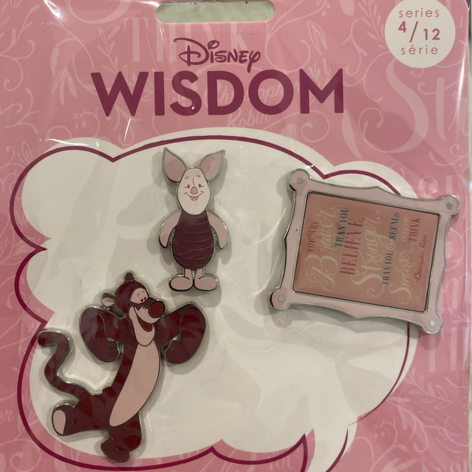 Disney Wisdom Piglet 4/12 Ltd Rel Complete Set - Plush/Pins/Mug/Journal - NWT - Image 3 of 4