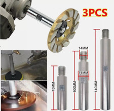 3X M14 Angle Grinder Extension Shaft Connecting Rod Thread Shaft 75/100/140mm
