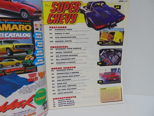 Super Chevy Magazine Volume 24 Number 4 April 1995 - Picture 7 of 7