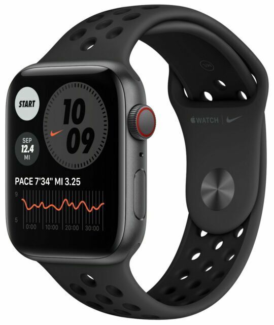 Apple Watch SE Nike 44mm Space Gray Aluminum Case with Anthracite 