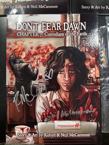 7x Don’t Fear Dawn Comics Graphic Novels Volume 1-7 Signed By Artist Creators - Picture 8 of 17