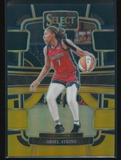 Ariel Atkins 2024 Panini Select WNBA Concourse Black Gold #64 /5