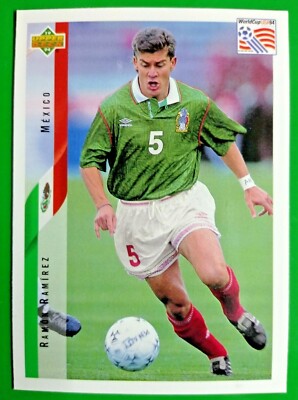 RAMIREZ ,MEXICO N.22-WORLD CUP USA 94 COLLECTIBLE CARD DELLA UPPER D.E.C.K.