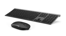 Vssoplor Wireless Keyboard and Mouse, 2.4GHz Rechargeable Compact Quiet