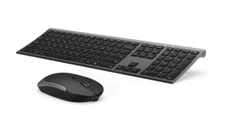 Vssoplor Wireless Keyboard and Mouse, 2.4GHz Rechargeable Compact Quiet