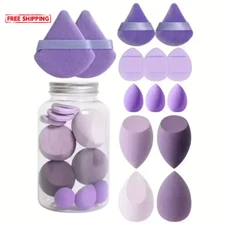 12/14Pcs Makeup Sponge Cosmetic Puff Foundation Sponges Blender Beauty Egg Powde
