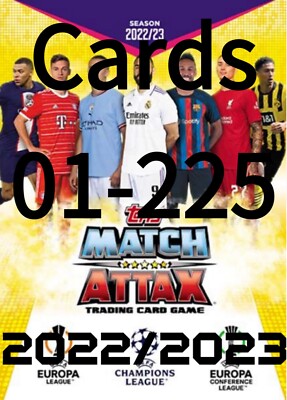 Base Karten 01-225 Match Attax 2022/2023 Topps 22/23