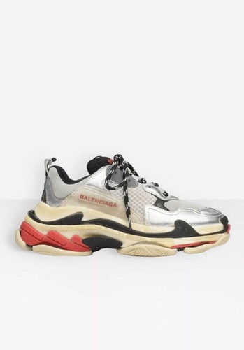 BALENCIAGA Triple S Taglia 38, Argento | eBay