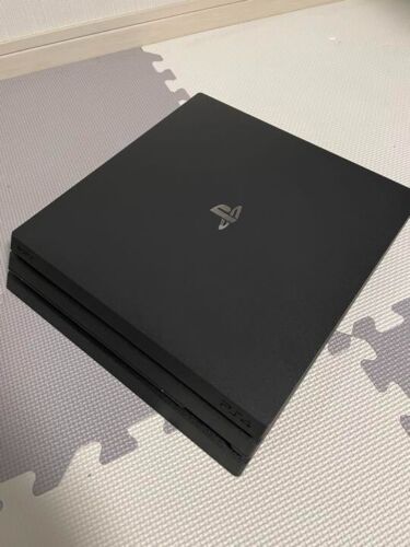 Sony PlayStation 4 PS4 Pro 2TB CUH-7200CB01 Jet Black Game Console Box  Excellent