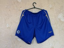 Chelsea 2005 - 2006 Centenary home rare vintage football shorts Umbro size L