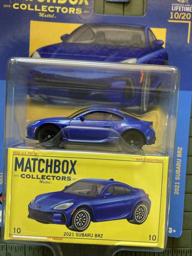 Matchbox Collectors- 2021 Subaru BRZ Blue 1:64 2024 Diecast - Picture 2 of 2